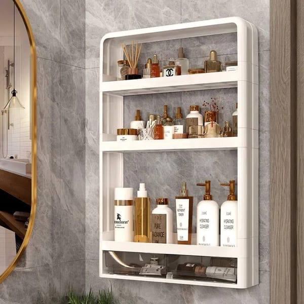Big Size Multifunctional Kitchen Countertop Bottle Storage Rack (GHJU-25) : Bathroom Toiletries Storage shelf Cosmetics Organizer