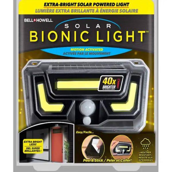 Bell+Howell Solar Bionic Wall Light Solar Lights Outdoor with Motion Sensor